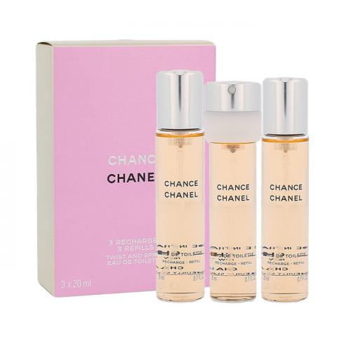 Chanel Chance 3x20 ml apă de toaletă pentru femei