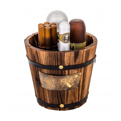 Cuba Gold set cadou Apa de toaleta 100 ml + After Shave 100 ml + Deodorant 200 ml + Apa de toaleta 35 ml pentru bărbați