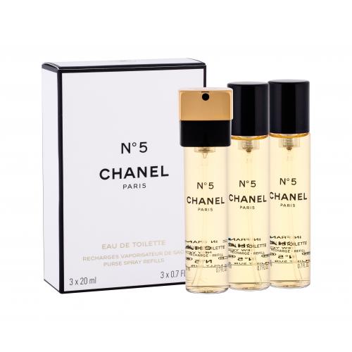 Chanel No.5 3x20 ml apă de toaletă pentru femei