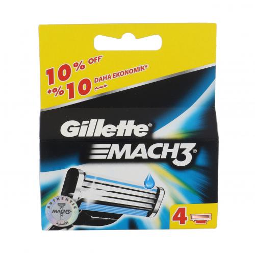 Gillette Mach3 4 buc rezerve aparat de ras pentru bărbați