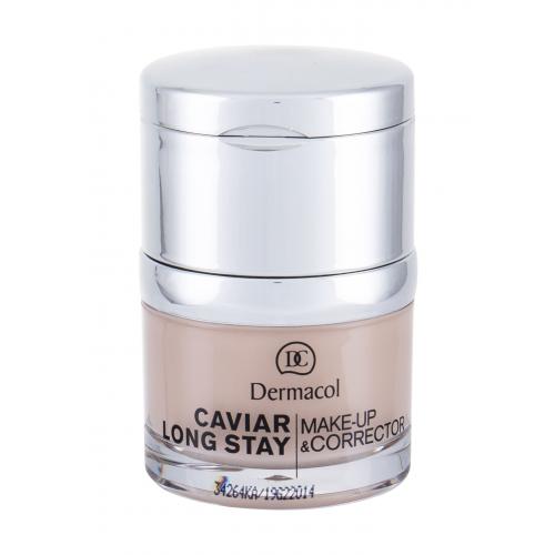 Dermacol Caviar Long Stay Make-Up & Corrector 30 ml fond de ten pentru femei 1 Pale
