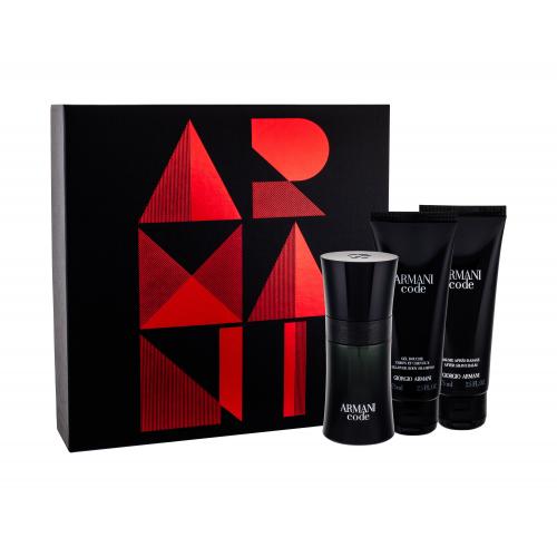 Giorgio Armani Armani Code Pour Homme set cadou EDT 50 ml + Balsam dupa barbierit 75 ml + Gel de dus 75 ml pentru bărbați