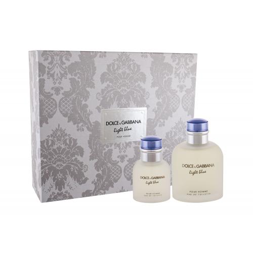 Dolce&Gabbana Light Blue Pour Homme set cadou EDT 125 ml + EDT 40 ml pentru bărbați