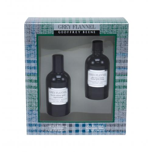 Geoffrey Beene Grey Flannel set cadou EDT 120 ml + Lotiune dupa barbierit 120 ml pentru bărbați