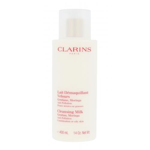 Clarins Cleansing Milk With Gentian 400 ml lapte de curățare pentru femei Natural