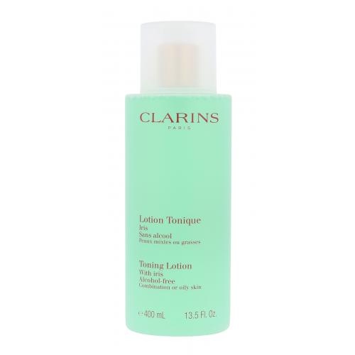 Clarins Toning Lotion With Iris 400 ml loțiune de curățare pentru femei Natural