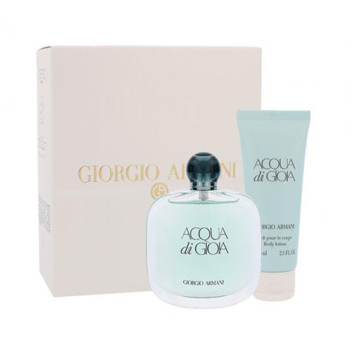 Giorgio Armani Acqua di Gioia set cadou EDP 100 ml + Lapte de corp 75 ml pentru femei