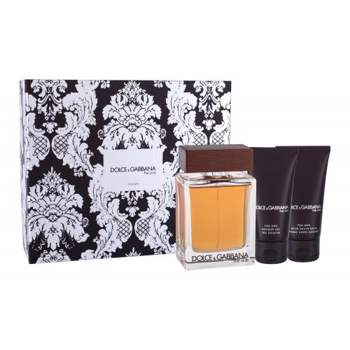 Dolce&Gabbana The One For Men set cadou EDT 100 ml + Balsam dupa barbierit 50 ml + Gel de dus 50 ml pentru bărbați