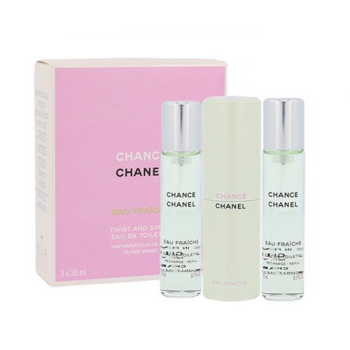 Chanel Chance Eau Fraîche 3x20 ml apă de toaletă pentru femei