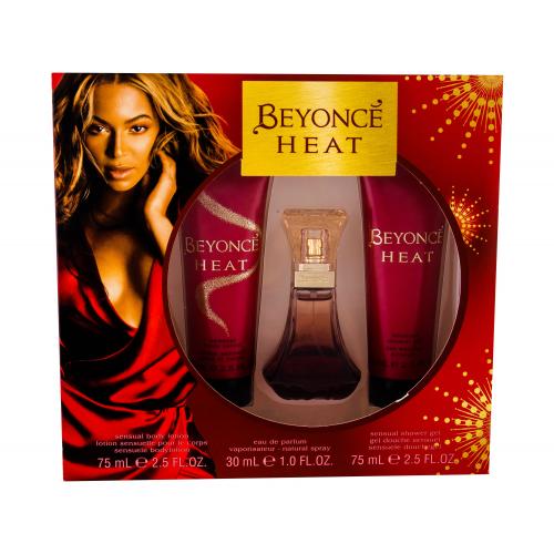 Beyonce Heat set cadou EDP 30 ml + gel de dus 75 ml + lapte de corp 75 ml pentru femei