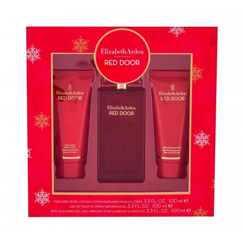 Elizabeth Arden Red Door set cadou apa de toaleta 100ml + lotiune de corp 100 ml + gel de dus 100 ml pentru femei