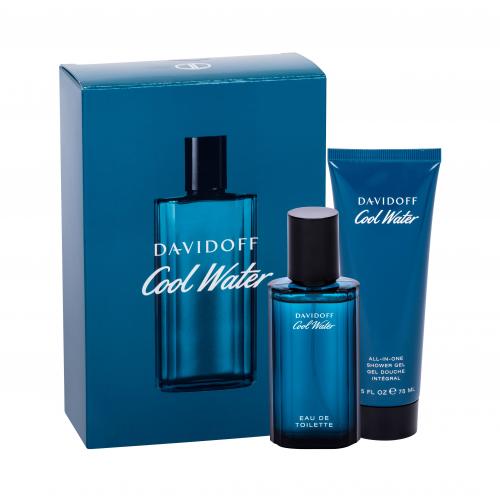 Davidoff Cool Water set cadou Apa de toaleta 40 ml + Gel de dus 75 ml pentru bărbați