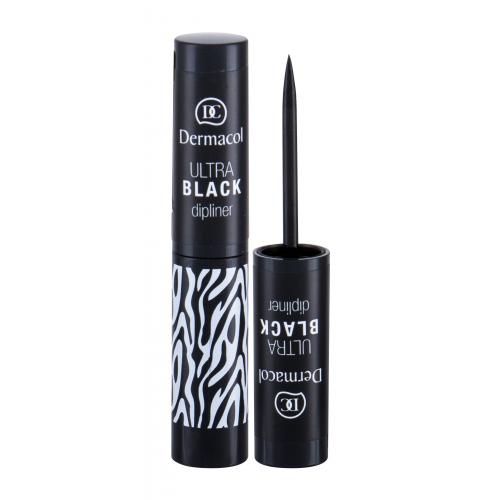 Dermacol Liquid Dipliner 2,8 ml tuș de ochi pentru femei Black