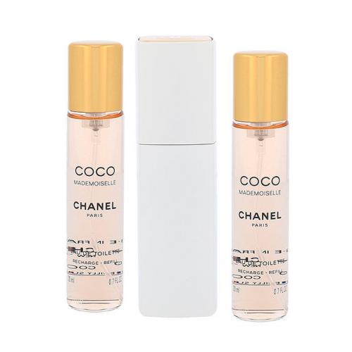 Chanel Coco Mademoiselle 3x 20 ml 20 ml apă de toaletă tester pentru femei
