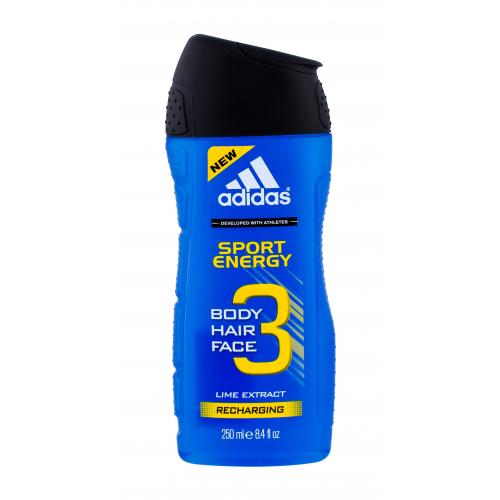Adidas Sport Energy 3in1 250 ml gel de duș pentru bărbați
