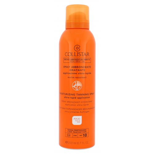 Collistar Special Perfect Tan Moisturizing Tanning Spray SPF10 200 ml protecție solară pentru corp pentru femei