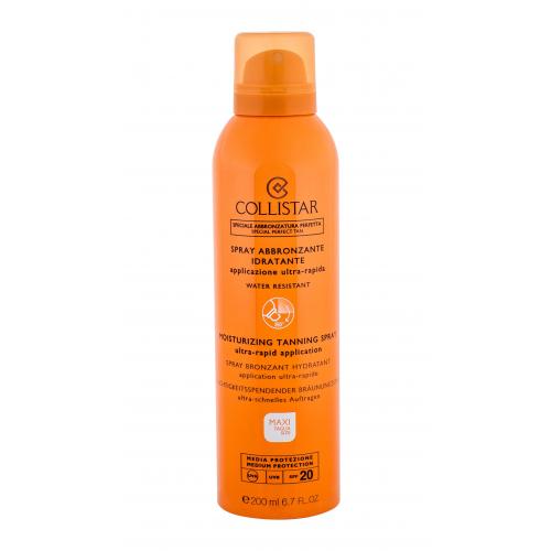 Collistar Special Perfect Tan Moisturizing Tanning Spray SPF20 200 ml protecție solară pentru corp pentru femei