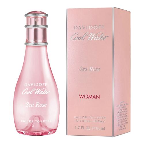 Davidoff Cool Water Sea Rose Woman 50 ml apă de toaletă pentru femei