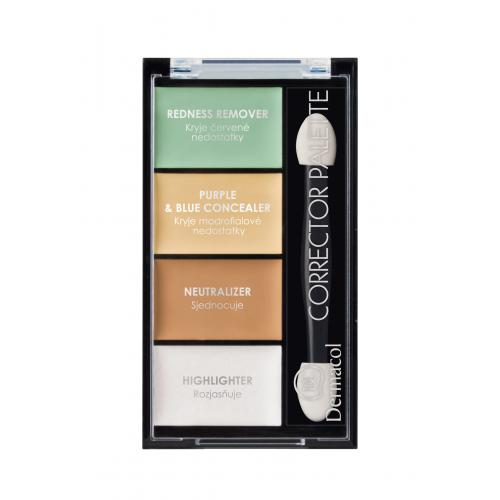 Dermacol Corrector Palette 8,8 g anticearcăn pentru femei