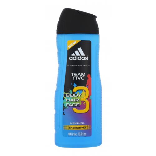 Adidas Team Five 3in1 400 ml gel de duș pentru bărbați