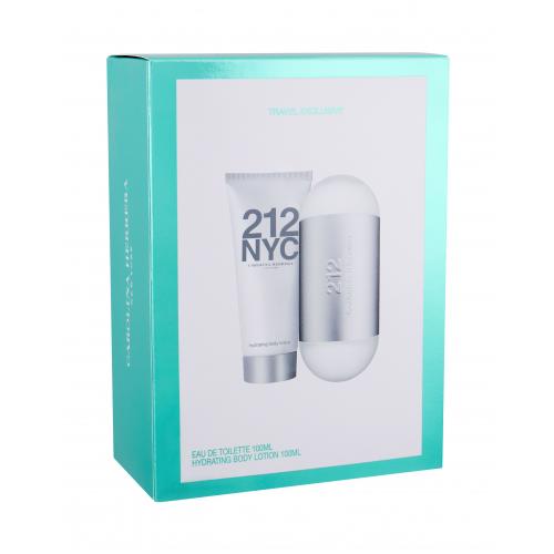 Carolina Herrera 212 NYC set cadou EDT 100 ml + Lapte de corp 100 ml pentru femei