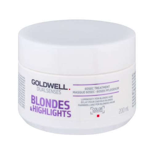 Goldwell Dualsenses Blondes Highlights 60 Sec Treatment 200 ml mască de păr pentru femei