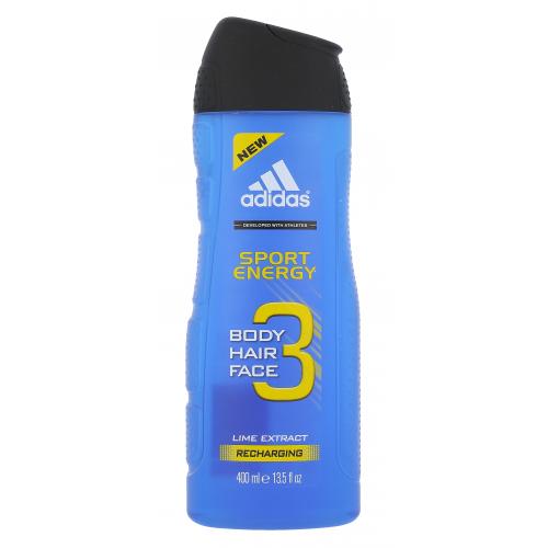 Adidas Sport Energy 3in1 400 ml gel de duș pentru bărbați