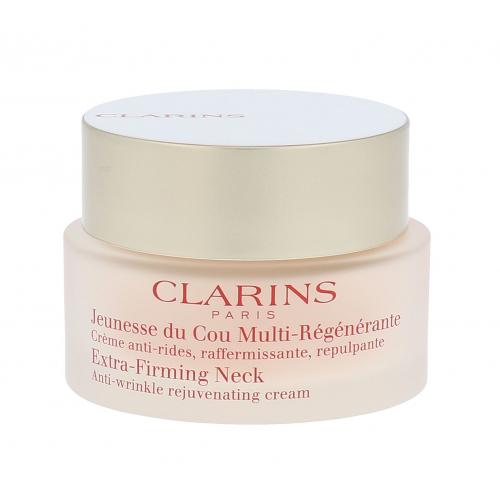 Clarins Extra-Firming Neck Anti-Wrinkle Rejuvenating Cream 50 ml cremă de gât și decolteu pentru femei Natural