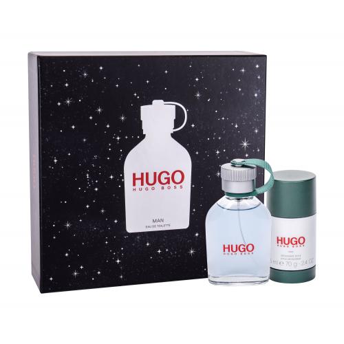 HUGO BOSS Hugo Man set cadou EDT 75 ml + Deodorant stick 75 ml pentru bărbați