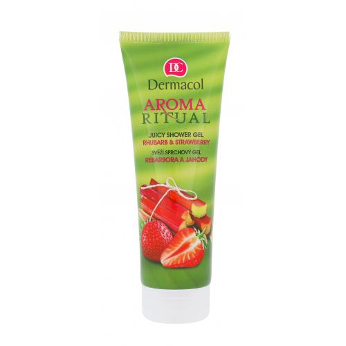 Dermacol Aroma Ritual Rhubarb & Strawberry 250 ml gel de duș pentru femei