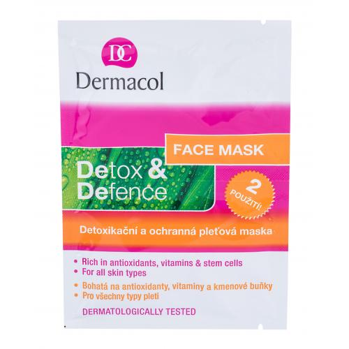 Dermacol Detox & Defence 16 g mască de față pentru femei