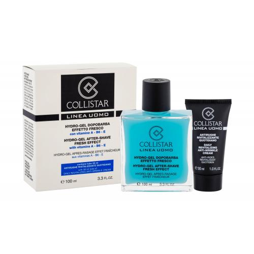 Collistar Men After Shave Fresh Effect set cadou Gel dupa barbierit Fresh Effect 100 ml + Crema antirid 30 ml pentru bărbați