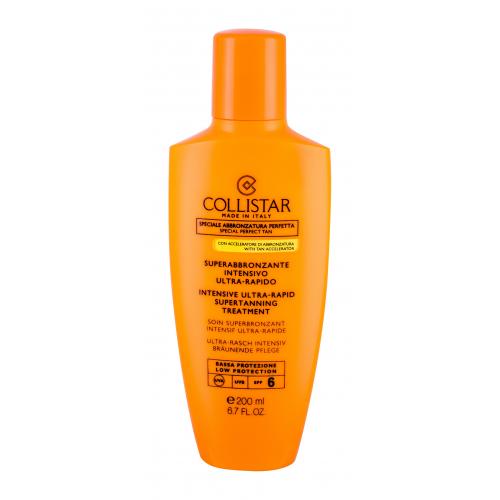 Collistar Special Perfect Tan Intensive Ultra-Rapid Supertanning SPF6 200 ml protecție solară pentru corp pentru femei Rezistent la apă