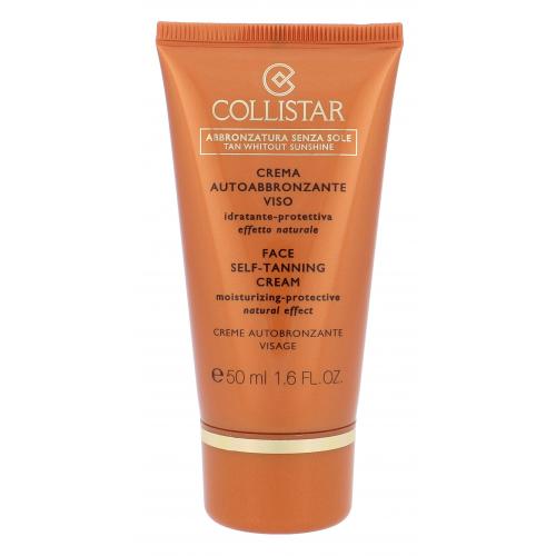 Collistar Tan Without Sunshine Face Self-Tanning Cream 50 ml autobronzant pentru femei