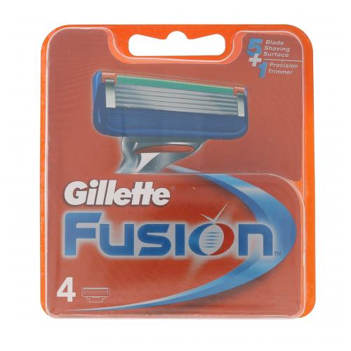 Gillette Fusion 4 buc rezerve aparat de ras pentru bărbați