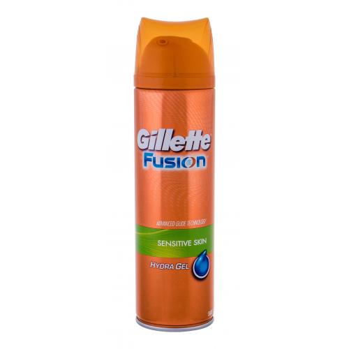 Gillette Fusion Hydra Gel Sensitive Skin 200 ml gel de bărbierit pentru bărbați