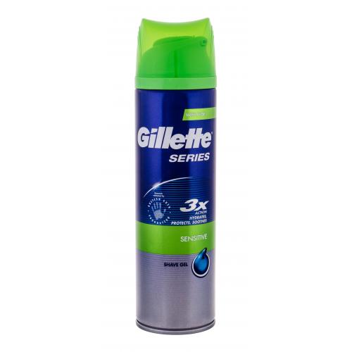 Gillette Series Sensitive 200 ml gel de bărbierit pentru bărbați