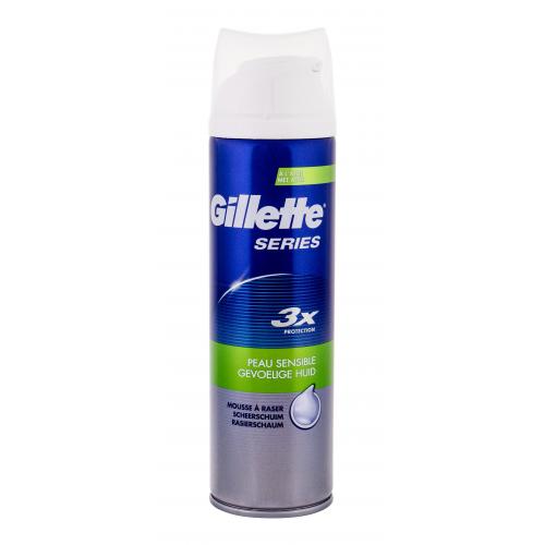 Gillette Series Sensitive 250 ml spumă de bărbierit pentru bărbați