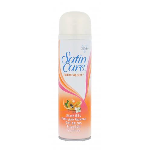 Gillette Satin Care Radiant Apricot 200 ml gel de bărbierit pentru femei