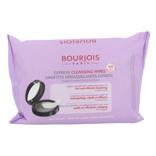 BOURJOIS Paris Express Cleansing Wipes 25 buc șervețele demachiante pentru femei