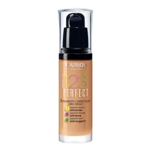 BOURJOIS Paris 123 Perfect 30 ml fond de ten pentru femei 57 Light Bronze