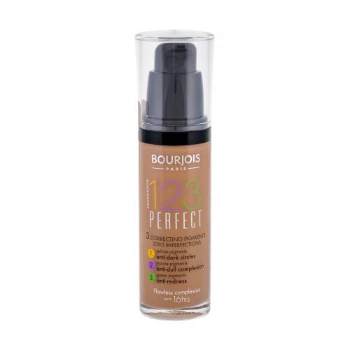 BOURJOIS Paris 123 Perfect 30 ml fond de ten pentru femei 58 Dark Bronze