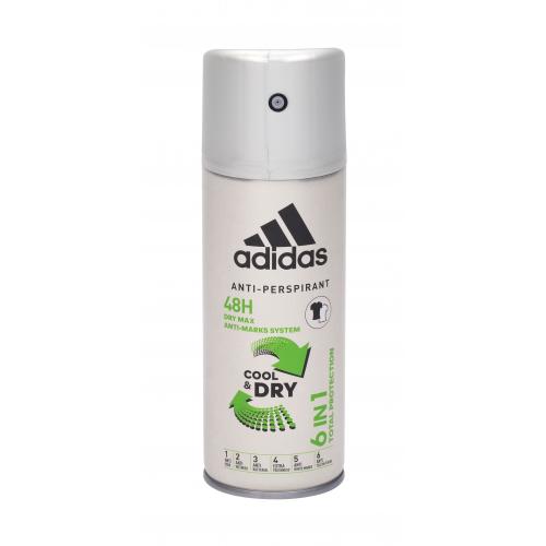 Adidas 6in1 Cool & Dry 48h 150 ml antiperspirant pentru bărbați
