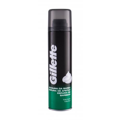 Gillette Shave Foam Menthol 300 ml spumă de bărbierit pentru bărbați