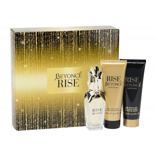 Beyonce Rise set cadou apa de parfum 30 ml + lotiune de corp 75 ml + gel de dus 75 ml pentru femei