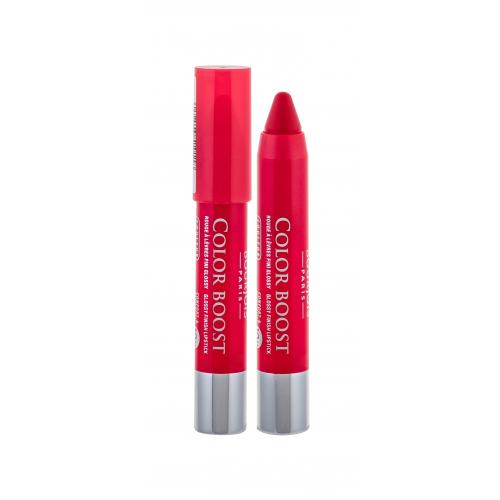 BOURJOIS Paris Color Boost SPF15 2,75 g ruj de buze pentru femei 01 Red Sunrise Rezistent la apă