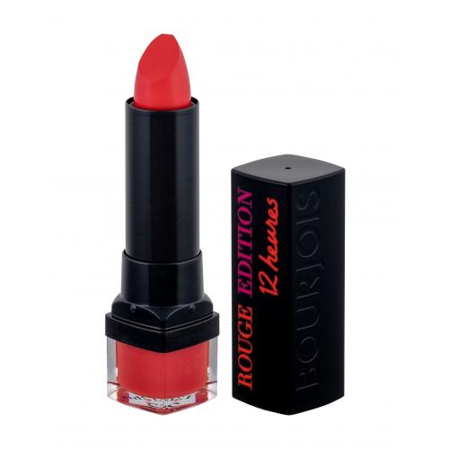 BOURJOIS Paris Rouge Edition 12 Heures 3,5 g ruj de buze pentru femei 29 Cerise Sur Le Lipstick