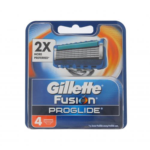 Gillette Fusion Proglide 4 buc rezerve aparat de ras pentru bărbați