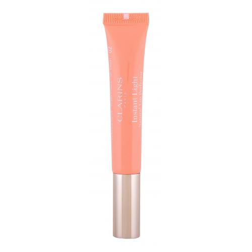 Clarins Instant Light Natural Lip Perfector 12 ml luciu de buze pentru femei 02 Apricot Shimmer Natural