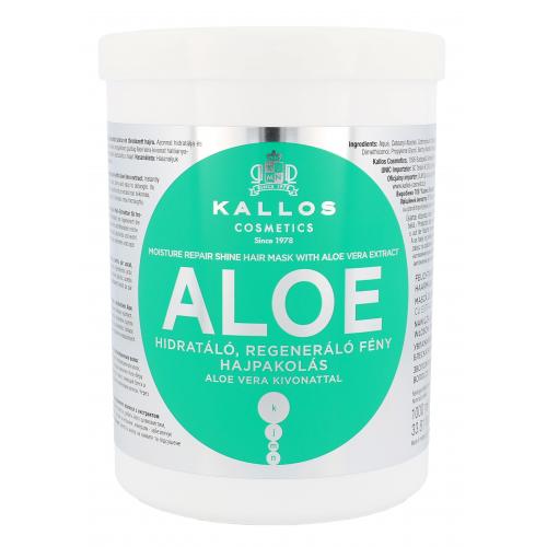 Kallos Cosmetics Aloe Vera 1000 ml mască de păr pentru femei